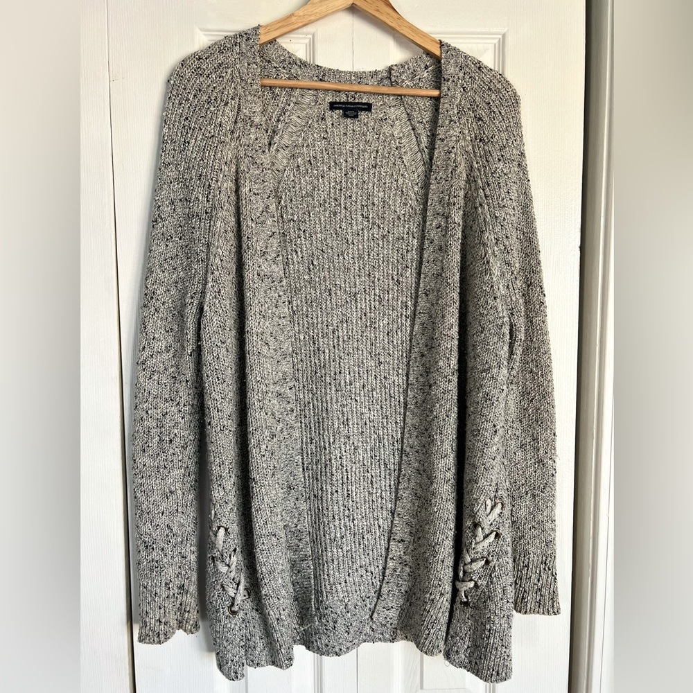 American Eagle Cardigan in Gray